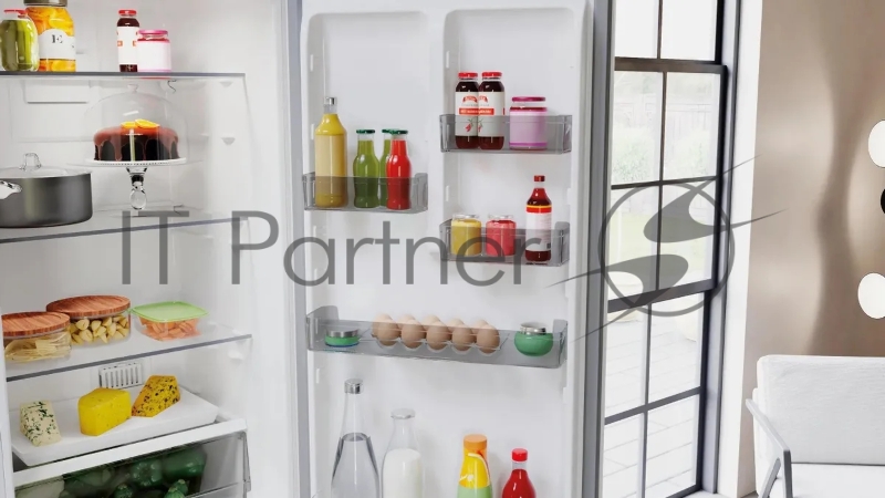 Холодильник Hotpoint HT 5200 W белый двухкамерный 247/78л морозилка снизу, No Frost