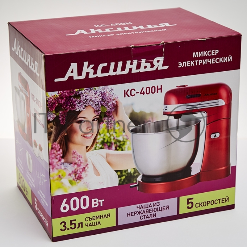 Миксер Delta Аксинья КС-400Н красный