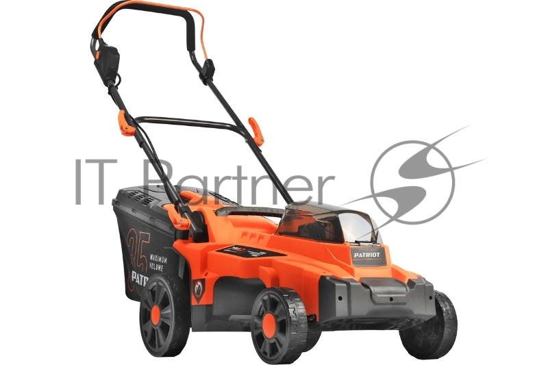 Газонокосилка аккумуляторная PATRIOT CM 440 2*21В UES, без акб и зу, бесщеточ, 37см, трав 35л пласт+мульчирование, центр. подъём 6 уровней (25-75), пласт дека