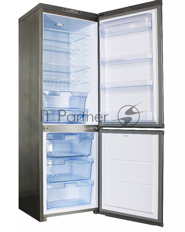 Холодильник ОРСК-174 NG нержавеющая сталь двухкамерный 220/12л, морозилка снизу, капельная система