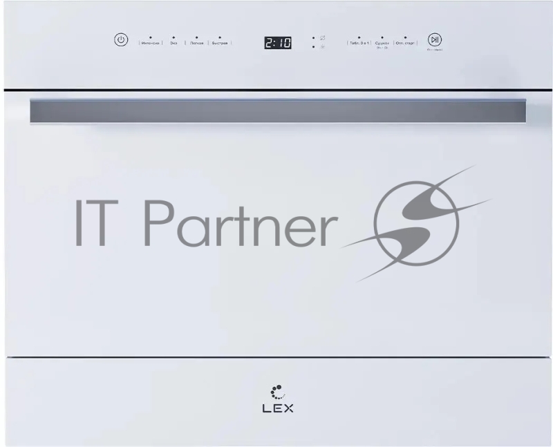 Посудомоечная машина LEX DW4541BL COMPACT, белый, 56 см (компактная), 6 компл., 48 дБ, класс A