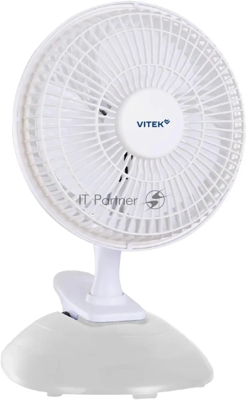 Вентилятор настольный Vitek VTF-0610 13Вт скоростей:3 белый