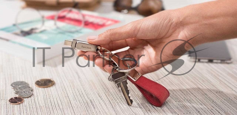 Флеш диск 64GB SanDisk Ultra Dual Drive Luxe, USB 3.1 - USB Type-C