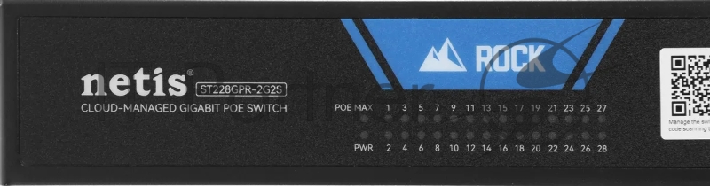 Коммутатор Netis ST228GPR-2G2S (L2) 26x1Гбит/с 2SFP 24PoE 375W настраиваемый
