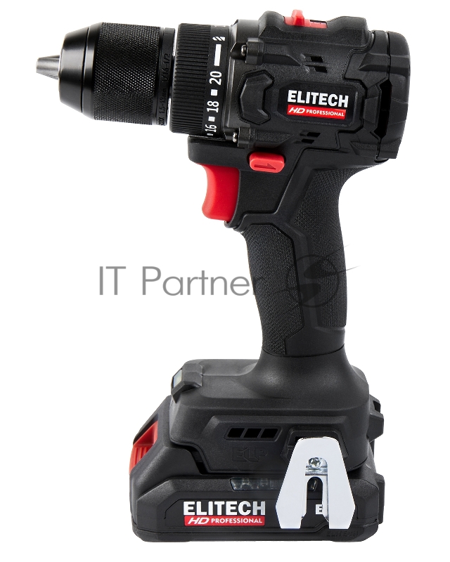 Дрель-шуруповерт Elitech CD 20SL2 (E2201.040.01) 40Вт аккум. патрон:быстрозажимной (кейс в комплекте) (205717)