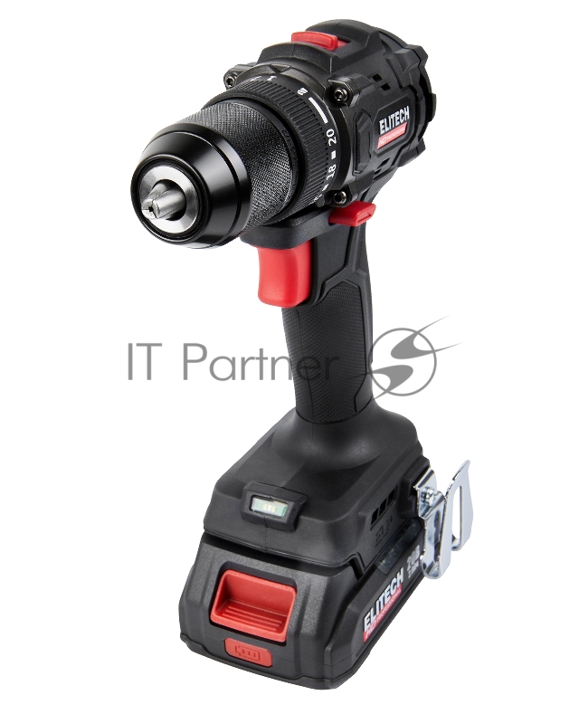 Дрель-шуруповерт Elitech CD 20SL2 (E2201.040.01) 40Вт аккум. патрон:быстрозажимной (кейс в комплекте) (205717)