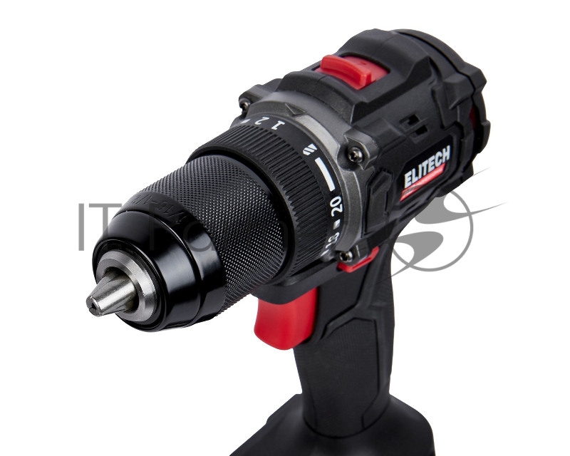 Дрель-шуруповерт Elitech CD 20SL2 (E2201.040.02) 80Вт аккум. патрон:быстрозажимной (кейс в комплекте) (205718)