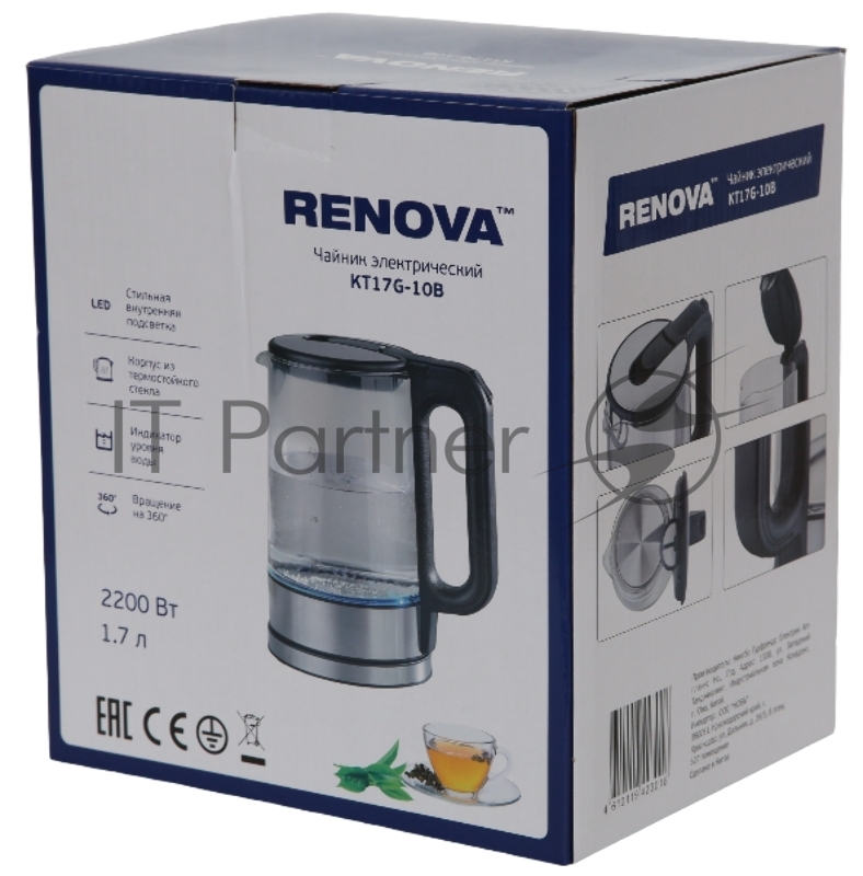 Чайник Renova KT17G-10B