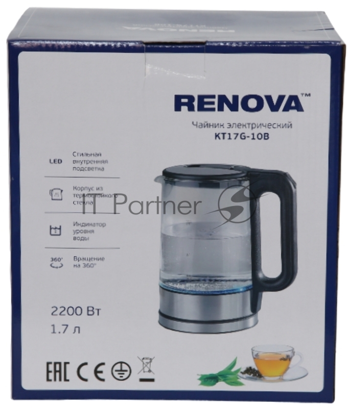 Чайник Renova KT17G-10B