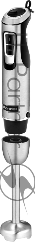 Блендер погружной Rondell RDE-1307 1200Вт черный/серебристый