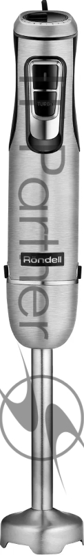 Блендер погружной Rondell RDE-1307 1200Вт черный/серебристый