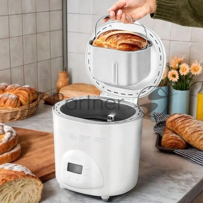 Хлебопечь Kitfort КТ-316 580Вт белый