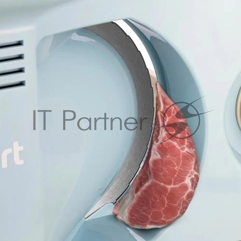 Ломтерезка Kitfort КТ-6268 150Вт (нарезка до 15мм) голубой/белый