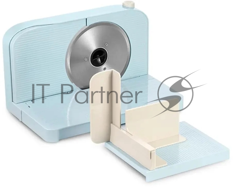 Ломтерезка Kitfort КТ-6268 150Вт (нарезка до 15мм) голубой/белый