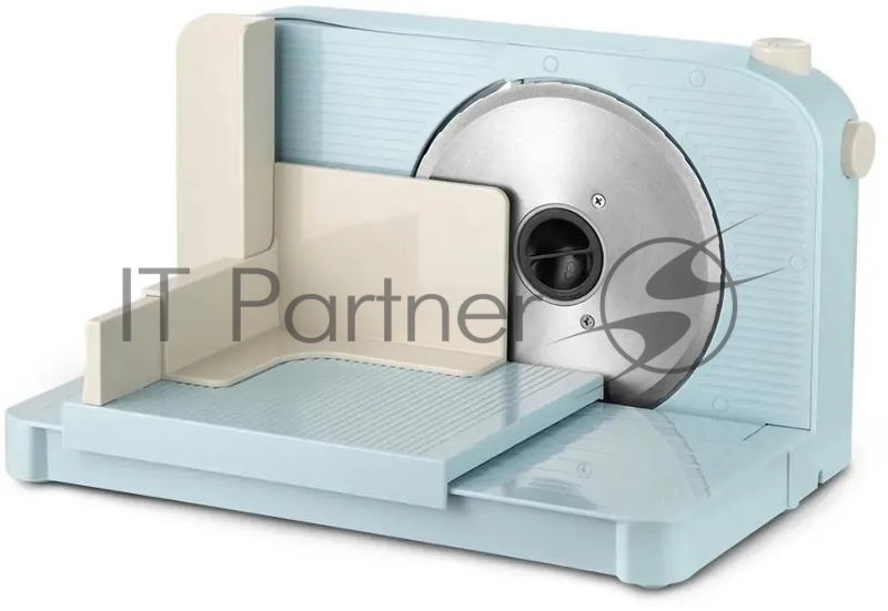 Ломтерезка Kitfort КТ-6268 150Вт (нарезка до 15мм) голубой/белый