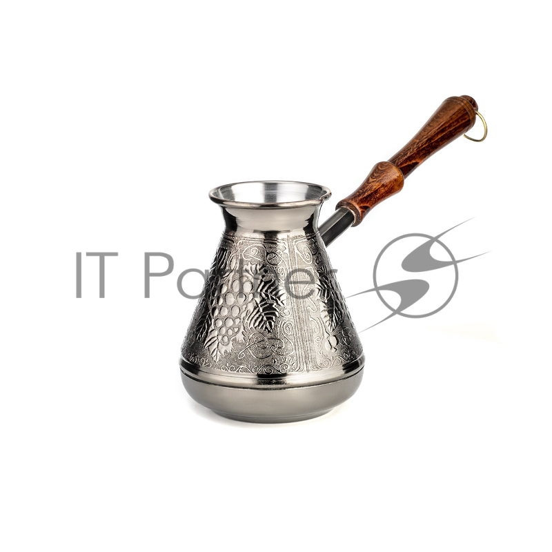 Турка медная LARA LR15-01 300мл <Виноград> деревянная, лакированная ручка с латунным кольцом