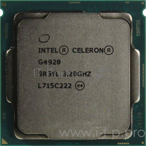 Процессор Intel® Celeron® G4920 Soc-1151v2 (CM8068403378011S R3YL) (3.2GHz/Intel UHD Graphics