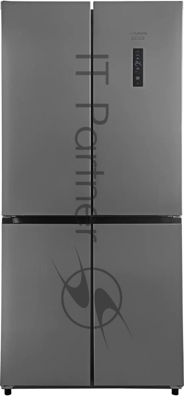 Холодильник Hyundai CM45083F 3-хкамерн. нержавеющая сталь инвертер