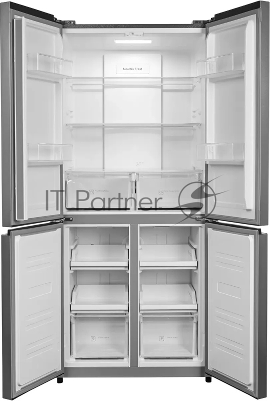 Холодильник Hyundai CM45083F 3-хкамерн. нержавеющая сталь инвертер