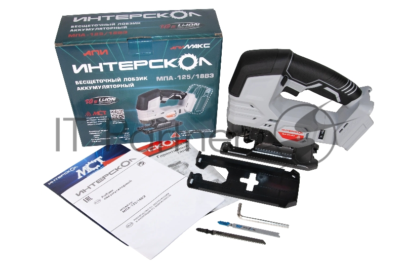 Лобзик бесщеточный аккумуляторный 18W Интерскол МПА-125/18ВЭ 939.0.0.70