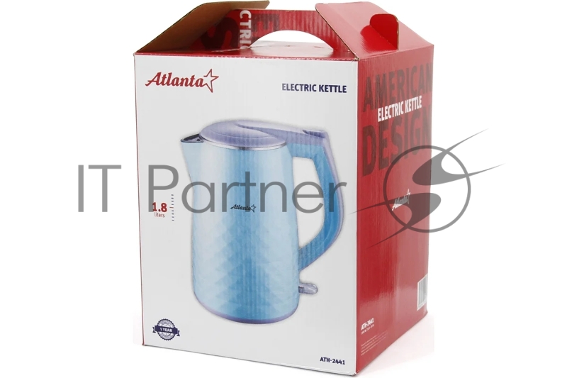 Чайник электрический ATLANTA ATH-2441 blue