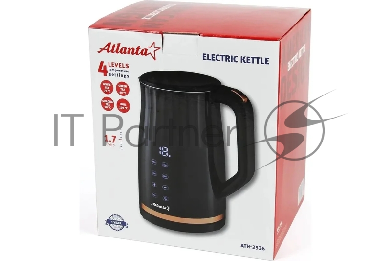 Чайник электрический ATLANTA ATH-2536 black