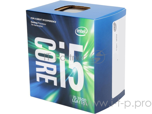 Процессор Intel® Core™ i5-7600 Soc-1151 BOX (BX80677I57600 S R334) (3.5GHz/Intel HD Graphics 530)