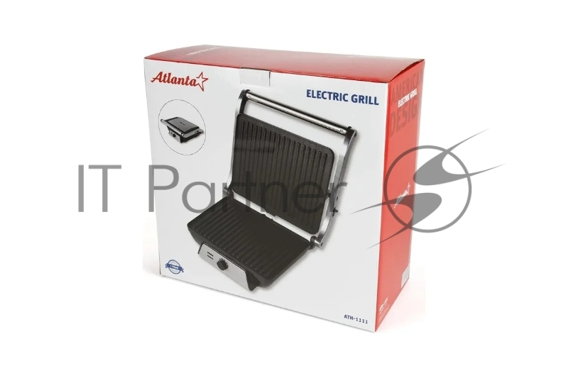 Гриль электрический ATLANTA ATH-1111 black