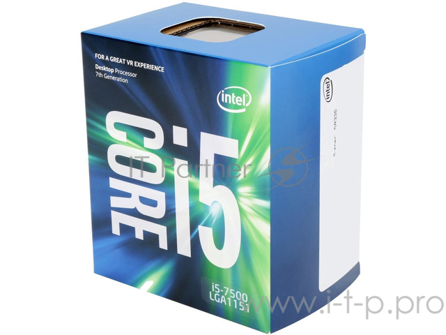 Процессор Intel® Core™ i5-7500 Soc-1151 BOX (BX80677I57500 S R335) (3.4GHz/Intel HD Graphics 530)