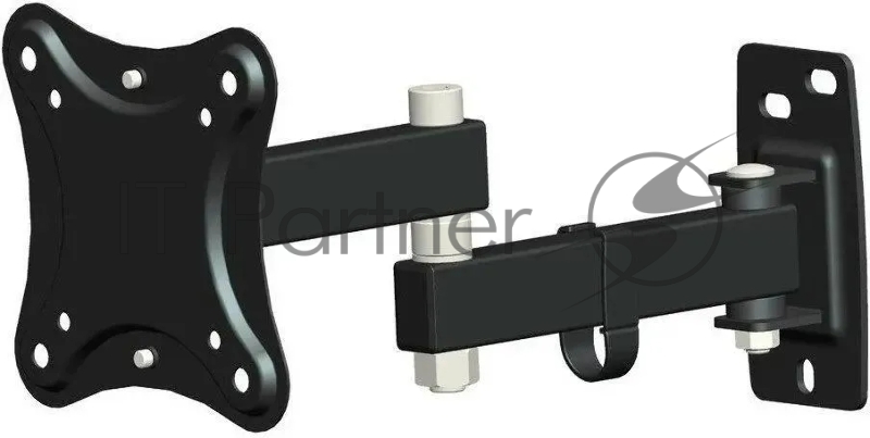 Кронштейн для телевизора Hama Fullmotion черный 10-27 макс.15кг настенный