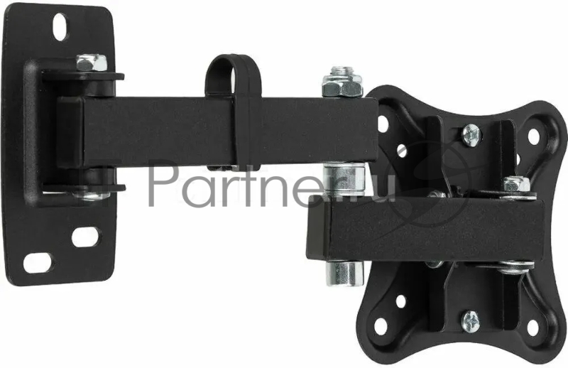 Кронштейн для телевизора Hama Fullmotion черный 10-27 макс.15кг настенный