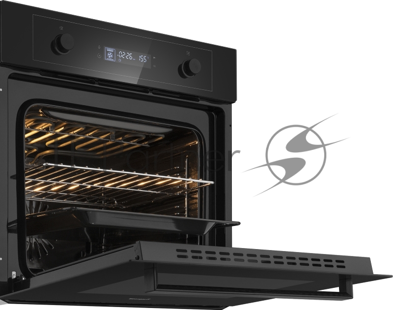 Духовой шкаф электрический Weissgauff EOM 661 PDBS черный