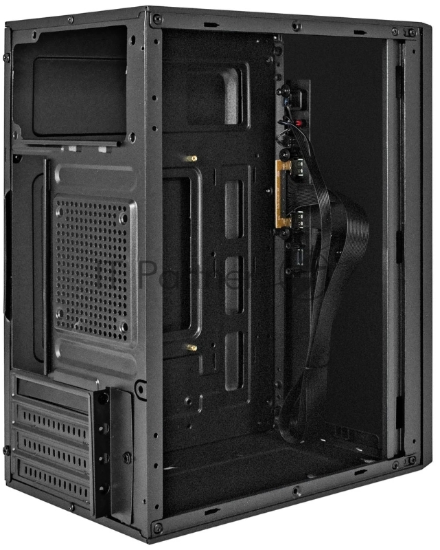 Корпус Minitower ExeGate BAA-303-AA500 (mATX, БП AA500 с вент. 8см, 2*USB, HD Audio, черный)