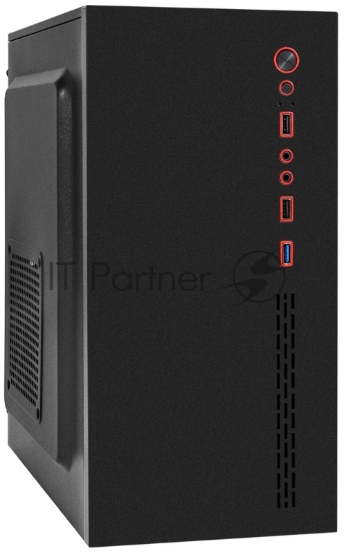 Корпус Minitower ExeGate BAA-403U-AA500 (mATX, БП AA500 с вент. 8см, 2*USB+1*USB3.0, HD Audio, черный)
