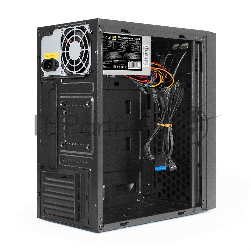 Корпус Minitower ExeGate BAA-114U2-AA500 (mATX, БП AA500 с вент. 8см, 1*USB+2*USB3.0, аудио, черный)