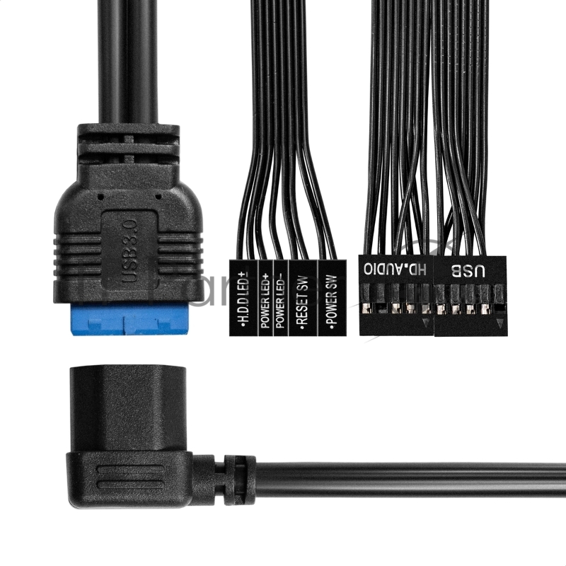 Корпус Desktop ExeGate MI-307U2-M350 (mini-ITX/mATX, БП M350 с вент. 8см, 2*USB+2*USB3.0, HD аудио, черный)