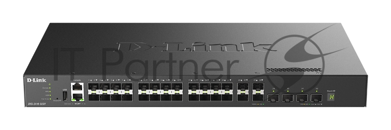 Коммутатор D-Link DXS-3410-32SY/A1A Управляемый L3 стекируемый коммутатор с 28 портами 10GBase-X SFP+ и 4 портами 25GBase-X SFP28