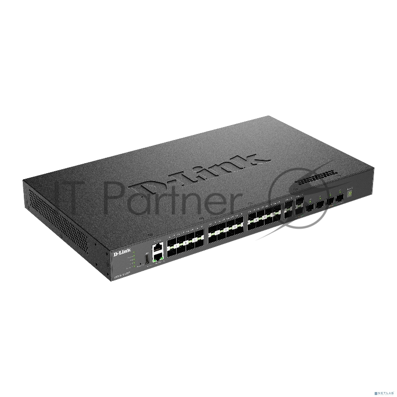 Коммутатор D-Link DXS-3410-32SY/A1A Управляемый L3 стекируемый коммутатор с 28 портами 10GBase-X SFP+ и 4 портами 25GBase-X SFP28