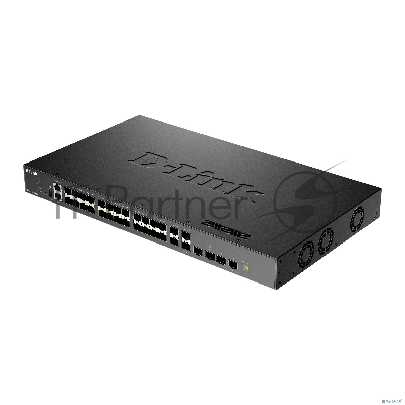Коммутатор D-Link DXS-3410-32SY/A1A Управляемый L3 стекируемый коммутатор с 28 портами 10GBase-X SFP+ и 4 портами 25GBase-X SFP28