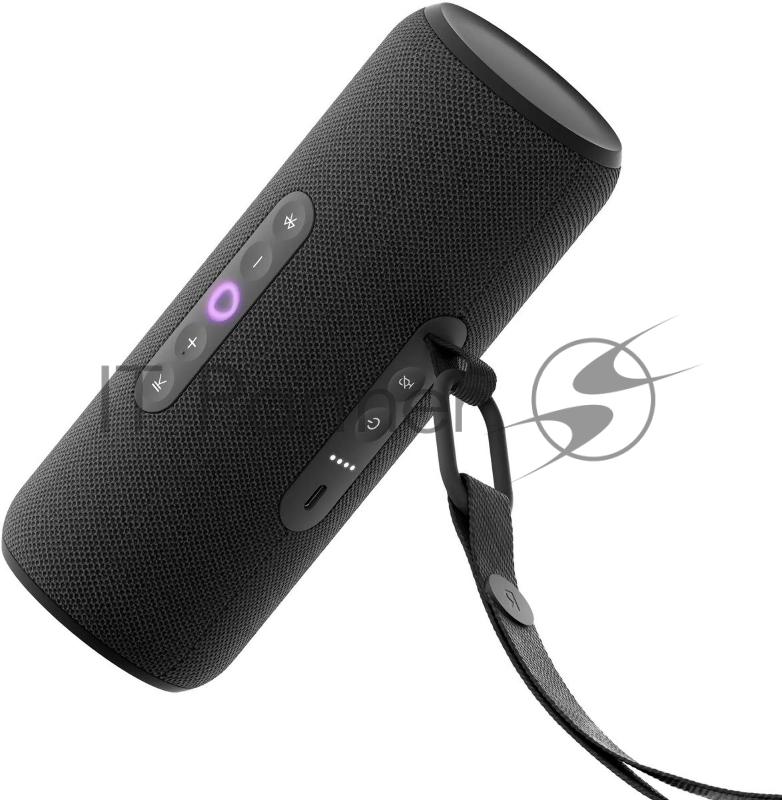 Умная колонка Yandex Стрит Алиса черный 30W 2.0 BT/Wi-Fi 10м 3300mAh (YNDX-00030BLK)