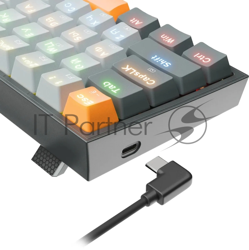 Клавиатура REDRAGON (72600) Fizz RU,Rainbow,melt-gold свитчи