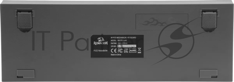 Клавиатура REDRAGON (72600) Fizz RU,Rainbow,melt-gold свитчи