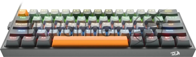 Клавиатура REDRAGON (72600) Fizz RU,Rainbow,melt-gold свитчи