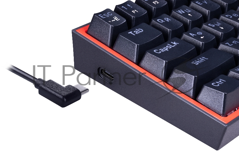 Клавиатура REDRAGON (72595) Fizz RU,Rainbow,melt-gold свитчи, механическая