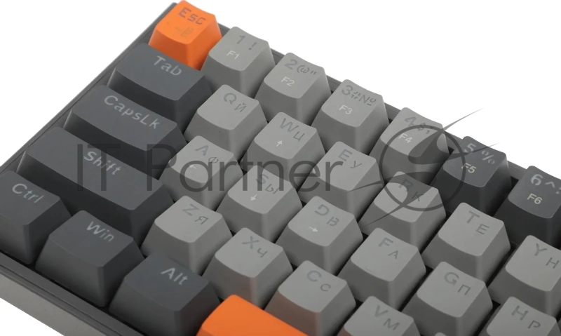 Клавиатура REDRAGON (72599) Fizz RU,Rainbow,красные свитчи, механическая