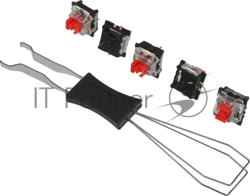 Клавиатура REDRAGON (72599) Fizz RU,Rainbow,красные свитчи, механическая