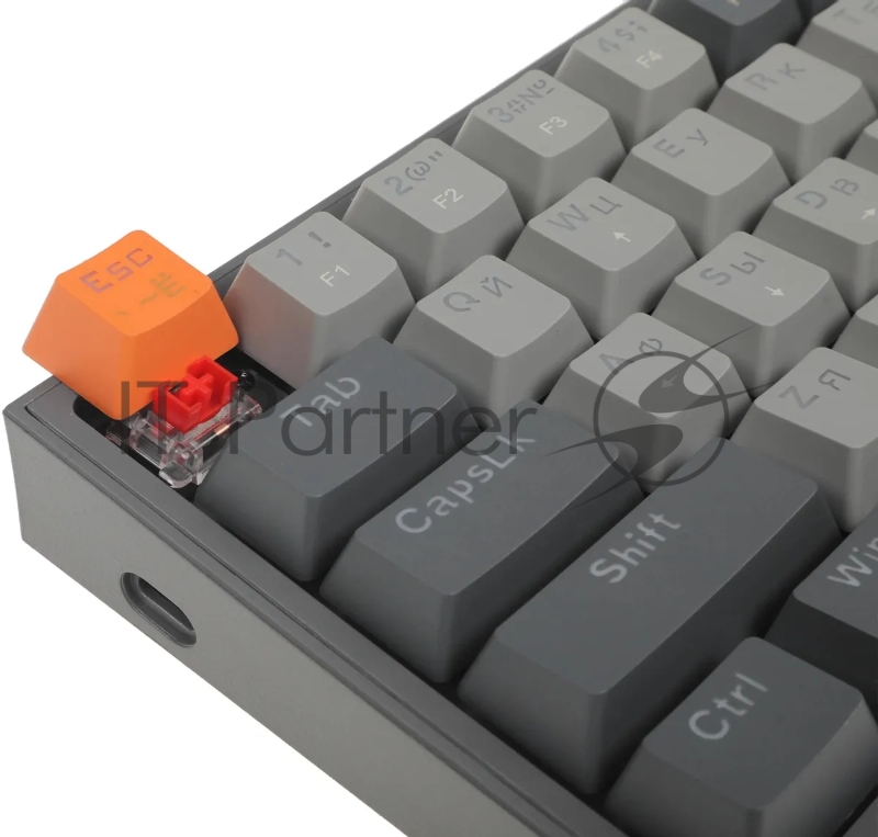 Клавиатура REDRAGON (72599) Fizz RU,Rainbow,красные свитчи, механическая