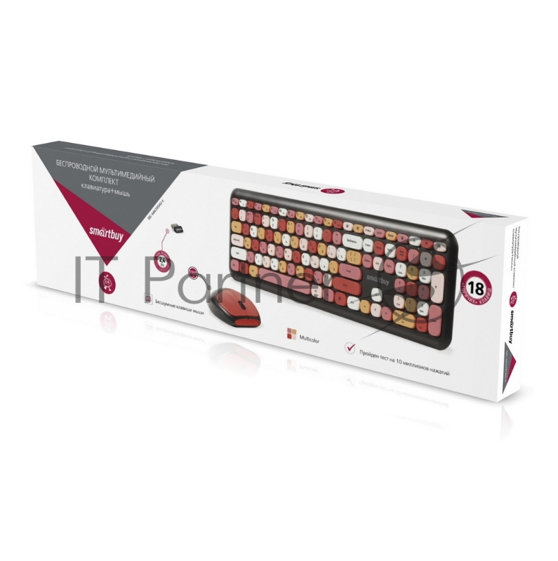 Комплект клавиатура+мышь Smartbuy (SBC-666395AG-K) 666395 черный