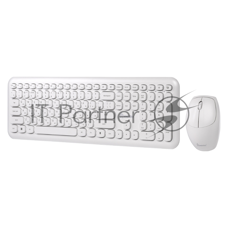 Комплект клавиатура+мышь Smartbuy (SBC-666395AG-W) 666395 белый