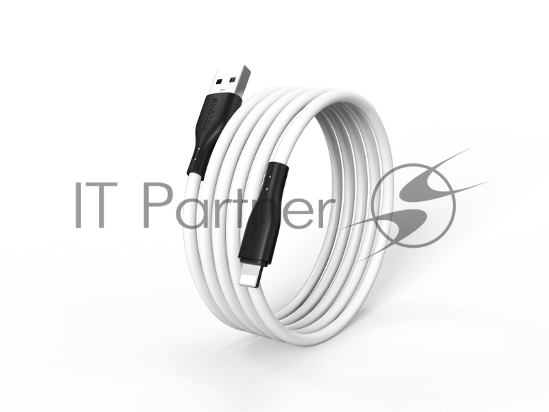 Кабель Smartbuy (iK-512-S21bw) S21 Lightning белый, 2.4 А, сил